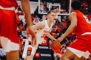 Buddy Boeheim is coming off a season-high 28-point performance against Brown. 